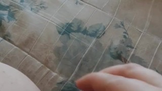 Bbw teen uses small toy for tight pussy