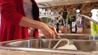 Doing The Dishes With Piss