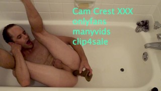 Cam Crest Fucks his Ass with a BBC dildo