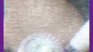 Crazy glitchy movie tweaker whore launches toy from inside her when she cums so hard