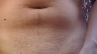 Karis Flexes Chest, Biceps, Ass and Cock