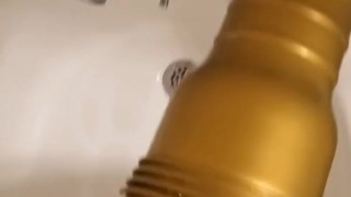 Short snapchat video fucking fleshlight and cumming
