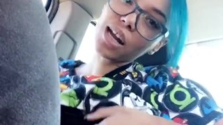 Playin in the car at work