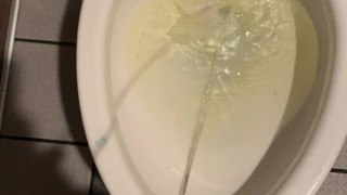 Eddie De Luca Pissing At Work