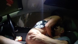 Stranded in the Rain Fucked in the Car (screaming Orgasm) 