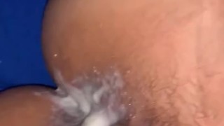 Teen cums over and over again