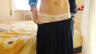 my aunt bangs and shakes tits and ass ... and gets horny