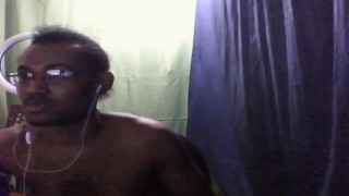 Naked, attractive and sensual man doing live webcam show