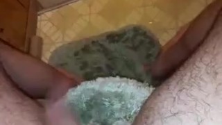 Fun time in the bathroom 