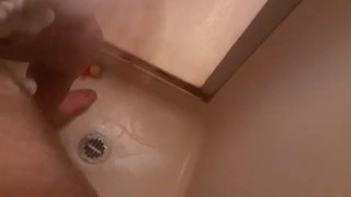  covering my big dick in soap