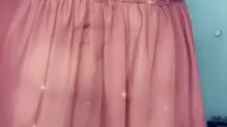 Big natural tits tease in sexy lingerie 