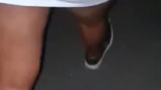 UPSKIRT NO PANTIES