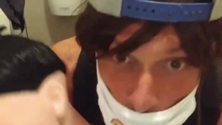 B-Boy Fucks hard in the bathroom
