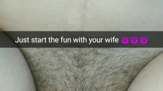 My wife's lover sent me this while i`m still on work [Cuckold. Snapchat]