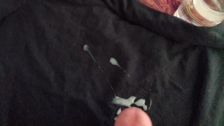 Cumshot during work hours.