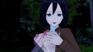Attack on Titan Mikasa(3D HENTAI)