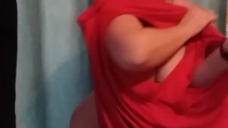 New dress try on.