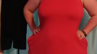 New dress try on.