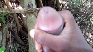 I was horny so I went to the forest to masterbate- Part 2