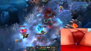 My new toy makes me cum multiple times while playing League of Legends #12 Luna