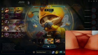 My new toy makes me cum multiple times while playing League of Legends #12 Luna
