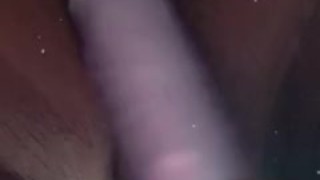Creamy pie fuck her toy