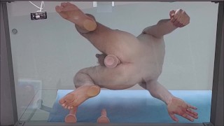 Training my ass for DP on a glass bridge