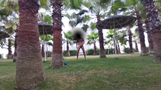 public jerk off on the beach in Turkey