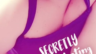 A SEXY TRANNY SECRET Masturbation UNDER a TABLE!!!