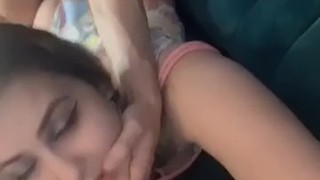 He came so fast from fucking my ass cheeks ♡ 