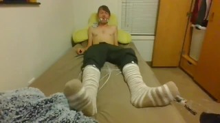 Ziptied Hogtied Fuzzy Socks