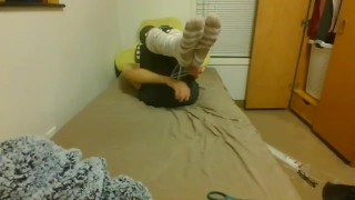 Ziptied Hogtied Fuzzy Socks