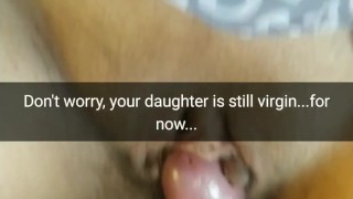 My stepdaughter's 40 year old boyfriend sent me this video from our house, while i`m on work.