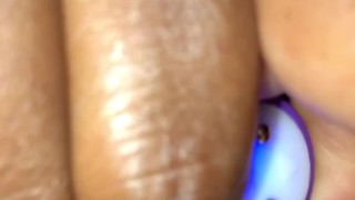 Making my ebony bitch squirt
