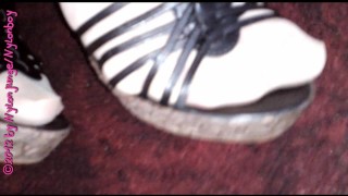 Plastik Schuhe