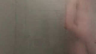 Spy on 19 year old sexy college guy Jesse Gold in the shower