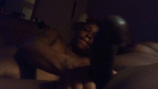 Sucking my man dick so good 