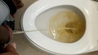 Peeing after cumming 