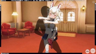 3D HENTAI Ayanami from Azur Lane fucks with you