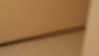 Taking my dick out and masturbating in a public hallway