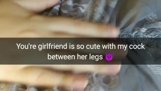 I fuck your girlfriend's pussy with my bare cock soon [Snapchat. Cuckold]