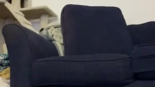 Late Night Cumsplosion! Hot Punk Strokes HUGE cock and Fingers Ass