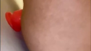 Latina fucks dildo on onlyfans 