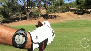 My huge dick peeking out of my pants on the golf course!