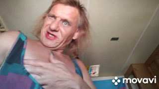 One transwoman and a cup