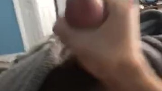 Who wants to come suck and choke on this big huge fat cock