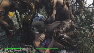 Threesome sex with the bride. The Bride Cheats in the Fallout Game | Porno Game, ADULT mods