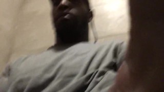 Stroking my dick