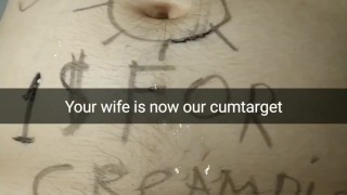 Your wife's body - our target for cumming now! [Cuckold. Snapchat]