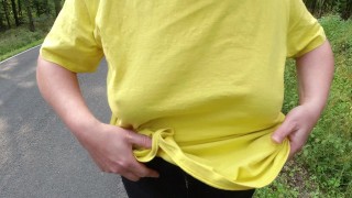 Tit Slapping on public road again - Trailer